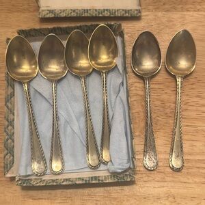 Set of (6) EPNS Spoons